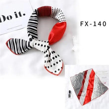 Load image into Gallery viewer, Versatile Square Silk Scarf For Women Fashionable Printed Small Neck Scarfs Office Lady Hair Band Foulard Hand For Female Bandana Shawl
