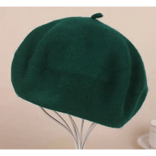 Load image into Gallery viewer, Vintage Beret Hat Flat Cap For Women Retro Classic Style Wool Beret Caps Modern Women Hats
