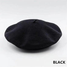 Load image into Gallery viewer, Vintage Beret Hat Flat Cap For Women Retro Classic Style Wool Beret Caps Modern Women Hats

