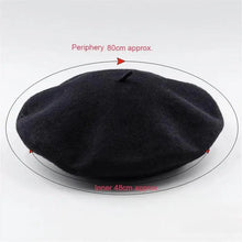 Load image into Gallery viewer, Vintage Beret Hat Flat Cap For Women Retro Classic Style Wool Beret Caps Modern Women Hats
