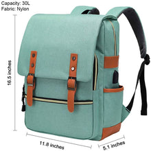 Load image into Gallery viewer, Vintage Laptop Backpack
