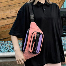 Load image into Gallery viewer, Vintage Lightweight Unisex Fanny Pack 3 Zippers Waist Packs Canvas Adjustable Party Fanny Pack
