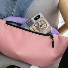 Load image into Gallery viewer, Vintage Lightweight Unisex Fanny Pack 3 Zippers Waist Packs Canvas Adjustable Party Fanny Pack
