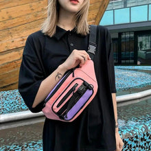 Load image into Gallery viewer, Vintage Lightweight Unisex Fanny Pack 3 Zippers Waist Packs Canvas Adjustable Party Fanny Pack
