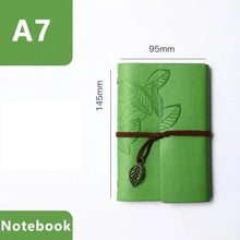 Load image into Gallery viewer, Vintage PU Leather Diary Notebook Journal  Retro Book Traveler Planners Office School Supplies
