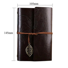 Load image into Gallery viewer, Vintage PU Leather Diary Notebook Journal  Retro Book Traveler Planners Office School Supplies
