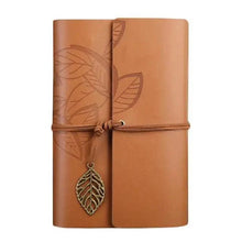 Load image into Gallery viewer, Vintage PU Leather Diary Notebook Journal  Retro Book Traveler Planners Office School Supplies
