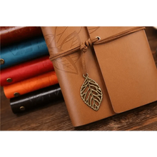 Load image into Gallery viewer, Vintage PU Leather Diary Notebook Journal  Retro Book Traveler Planners Office School Supplies
