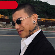 Load image into Gallery viewer, Vintage Slender Square Sunglasses Classic Small Frame New Square Shape  Sunglasses For Men In High-quality Metal Frame Sunglasses For Men New Vintage Sunglasses
