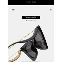 Load image into Gallery viewer, Vintage Square Cat Eye Sunglasses Women Retro Trendy Cat eye Sunglasses Classic Fashionable , Decent Personality &amp; Wind Sunglasses In Retro Box Trending  Street Style Sunglasses For Men &amp; Women
