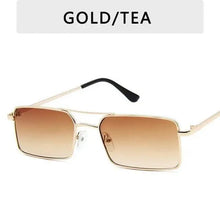 Load image into Gallery viewer, Vintage Square Women Sunglasses Luxury Design Metal UV400 Sun Glasses Modern Charming Everyday Eyewear
