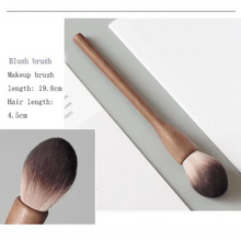 Load image into Gallery viewer, Vintage Style 1Pcs European Wood Handle Makeup Brush High Quality Loose Powder Brush Foundation Brush Super Soft Theatre Makeup
