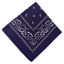 Load image into Gallery viewer, Vintage Style Print Bandana Hair Bands for Girls Women Headband Square Scarf Face Mask Cross Turban Bandanas Headwear
