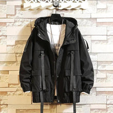 Load image into Gallery viewer, Vintage Style Women's Hooded Jackets Spring Causal Windbreaker Women Jackets Coats Zipper Ribbons Sportswear Jackets Bomber Famale
