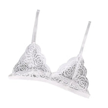 Load image into Gallery viewer, Vintage Style Women's Thin Bra Without Chest Pad Fashionable Sexy Lace Bra Back Buckle Tube Top Women's  Underwear Summer Clothes
