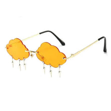 Load image into Gallery viewer, Vintage Women Rimless Sunglasses Retro Style Glasses For Summer Cloud Shaped Style Excellent Gift For Girls
