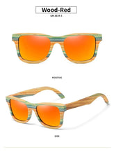 Load image into Gallery viewer, Vintage Wooden Frame Summer Wood Sunglasses Polarized For Women And  Men Vintage Design Wooden Sun Glasses Sunglasses For Men
