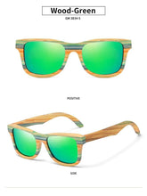 Load image into Gallery viewer, Vintage Wooden Frame Summer Wood Sunglasses Polarized For Women And  Men Vintage Design Wooden Sun Glasses Sunglasses For Men
