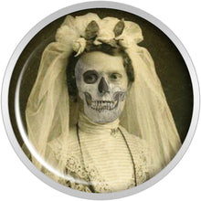 Load image into Gallery viewer, Undead Bride and Groom Halloween Plug Set 20mm
