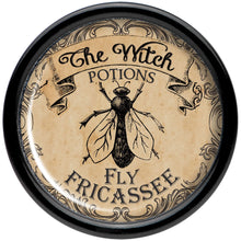 Load image into Gallery viewer, Witches Brew Fly Fricassee Halloween Black Acrylic Plug Sizes 0G to 20mm
