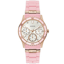 Load image into Gallery viewer, Guess Women's Pink Rose Gold Tone Multi-function
