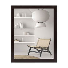 Load image into Gallery viewer, Wall Mount Mirror Wood-Like Frame Rectangle Modern Hanging Mirror
