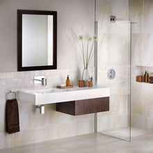 Load image into Gallery viewer, Wall Mount Mirror Wood-Like Frame Rectangle Modern Hanging Mirror
