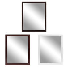 Load image into Gallery viewer, Wall Mount Mirror Wood-Like Frame Rectangle Modern Hanging Mirror
