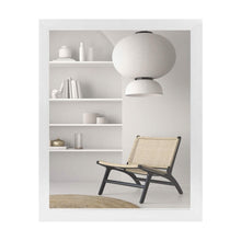 Load image into Gallery viewer, Wall Mount Mirror Wood-Like Frame Rectangle Modern Hanging Mirror
