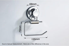 Load image into Gallery viewer, Wall Mount Toilet Paper Holder Bathroom Kitchen Roll Paper Accessory Tissue Towel Holders Toilet Suction Cup Toilet Paper Holder – Wall Mount Stainless Steel Tissue Roll Dispenser For Bathroom AND Kitchen
