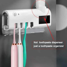 Load image into Gallery viewer, Wall Mounted 4 Slot Toothbrush UV Disinfection Device

