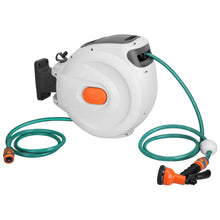 Load image into Gallery viewer, Wall Mounted Automatic Retractable Garden Hose Reel
