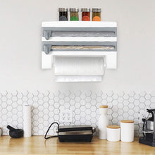 Load image into Gallery viewer, Wall Mounted Kitchen Roll Dispenser with Cutter
