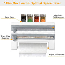 Load image into Gallery viewer, Wall Mounted Kitchen Roll Dispenser with Cutter
