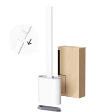Load image into Gallery viewer, Wall Mounted Silicone Bathroom Brush and Holder Set
