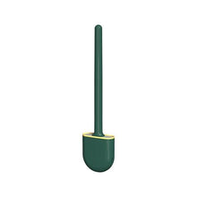 Load image into Gallery viewer, Wall-Mounted Silicone Toilet Brush Wash Toilet Accessories With Holder Soft Bristles Brushes Set Bathroom Cleaning Tool Toilet Brush Set Silicone Toilet Brush With Holder Wall Mounted With Toilet Bowl Brush And Holder Bendable Brush Head Holder
