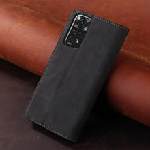 Load image into Gallery viewer, Wallet Flip Leather Case For Xiaomi Redmi 10 10C 9A 9C 9T Note 11 Pro 10S 10 Pro 9 Pro 8T 7 Poco F3 X3 X4 Pro M3 M4 Pro M5s 11T Leather Finish Inbuilt Stand &amp; Pockets Wallet Style Flip Back Case
