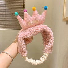 Load image into Gallery viewer, Wash Face Women Girls Hairbands Soft Warm Coral Fleece Bow Animal Ears Headbands Headwear Hair Bands Turban Gorgeous Hair Accessories For Women
