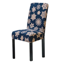 Load image into Gallery viewer, Washable Anti-dust Seat Slipcover Chair Cover Stretch Spandex Chair Covers Elastic Multifunctional Dining Furniture Seat Cover Home Decor For Dining Room  Washable Spandex Kitchen Chair Covers for Dining Room Christmas Decoration
