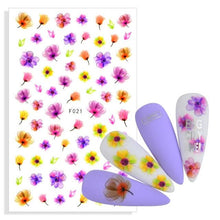 Load image into Gallery viewer, Water Decal Nail Art Decorations Nail Sticker Tattoo Full Cover Beauty Decals Manicure Supplies Accessories  Women Kids Girls Manicure Decoration Nail Art Supplies 3D Self-Adhesive Nail Decals Designer Nail Stickers for Acrylic Nails

