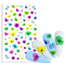 Load image into Gallery viewer, Water Decal Nail Art Decorations Nail Sticker Tattoo Full Cover Beauty Decals Manicure Supplies Accessories  Women Kids Girls Manicure Decoration Nail Art Supplies 3D Self-Adhesive Nail Decals Designer Nail Stickers for Acrylic Nails
