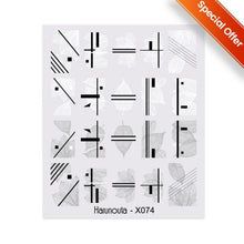 Load image into Gallery viewer, Water Nail Stickers Women Face Sketch Abstract Butterfly Image Sexy Girl Nail Art Decor Sliders Manicures For Nails Decoration Decal Self-Adhesive 3D Wave Design Decoration for Women Girls Tape Nail Art Stickers Decal Decoration
