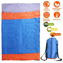 Load image into Gallery viewer, Water Resistant Camping Cotton Liner Sleeping Bag with Sack

