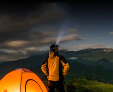 Load image into Gallery viewer, Waterproof 2 Light Mode USB LED Headlight With Magnet Rechargeable Headlamp Built-in 18650 Battery Flashlight  COB Work Light For Outdoor Camping Cycling Fishing Headlamp Flashlight
