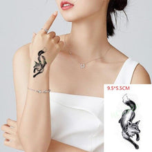 Load image into Gallery viewer, Waterproof Animal Temporary Tattoo Sticker Wolf Modern Tatoo Foot Neck Luxury Tattoos For Men Women

