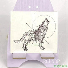 Load image into Gallery viewer, Waterproof Animal Temporary Tattoo Sticker Wolf Modern Tatoo Foot Neck Luxury Tattoos For Men Women
