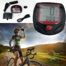 Load image into Gallery viewer, Waterproof Bicycle Bike Cycle LCD Display Digital Computer Bike Speedometer Waterproof And Cycling Odometer With Automatic Wake-up LCD Display Outdoor Sport Computer Speedometer
