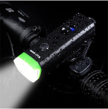 Load image into Gallery viewer, Waterproof Bicycle Light Smart Front Lamp Headlight With Horn USB Rechargeable LED Cycling Flashlight Bicycle Lights Set Powerful Lumens LED Bike Front For Adults Road Cycling Safety Flashlight

