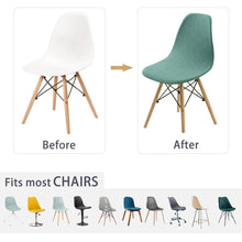 Load image into Gallery viewer, Waterproof Chair Cover for Shell Chair Washable Removable Armless Shell Seat Cover Banquet Home Modern Style for Kitchen Dining Room Chair Slipcovers Dining Chair Covers Parsons Chair Slipcover Stretch Chair Covers For Dining Room
