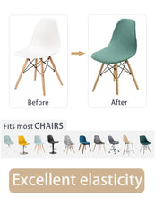 Load image into Gallery viewer, Waterproof Chair Cover for Shell Chair Washable Removable Armless Shell Seat Cover Banquet Home Modern Style for Kitchen Dining Room Chair Slipcovers Dining Chair Covers Parsons Chair Slipcover Stretch Chair Covers For Dining Room

